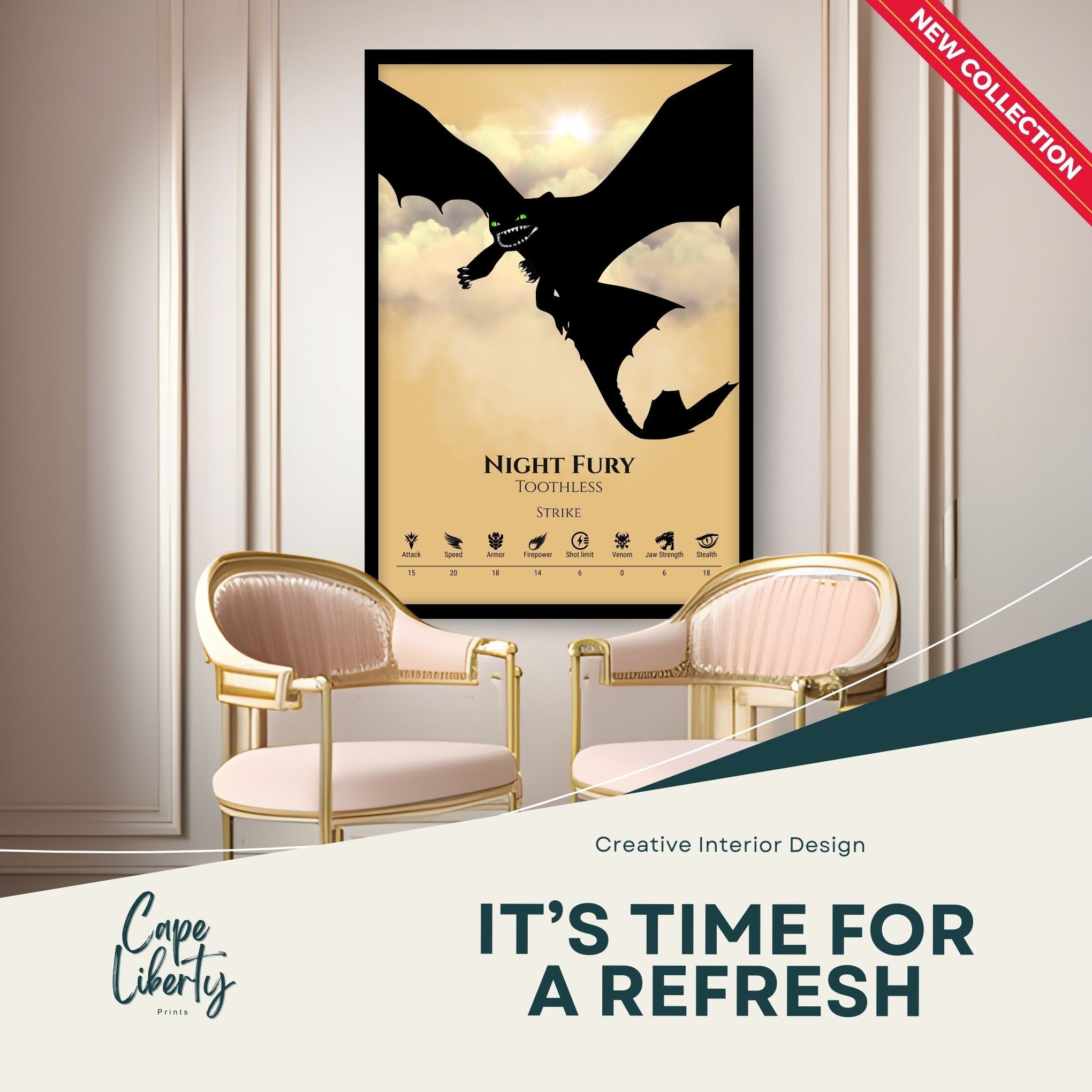 Night Fury - Curated Color Collection (Purple Clouds)