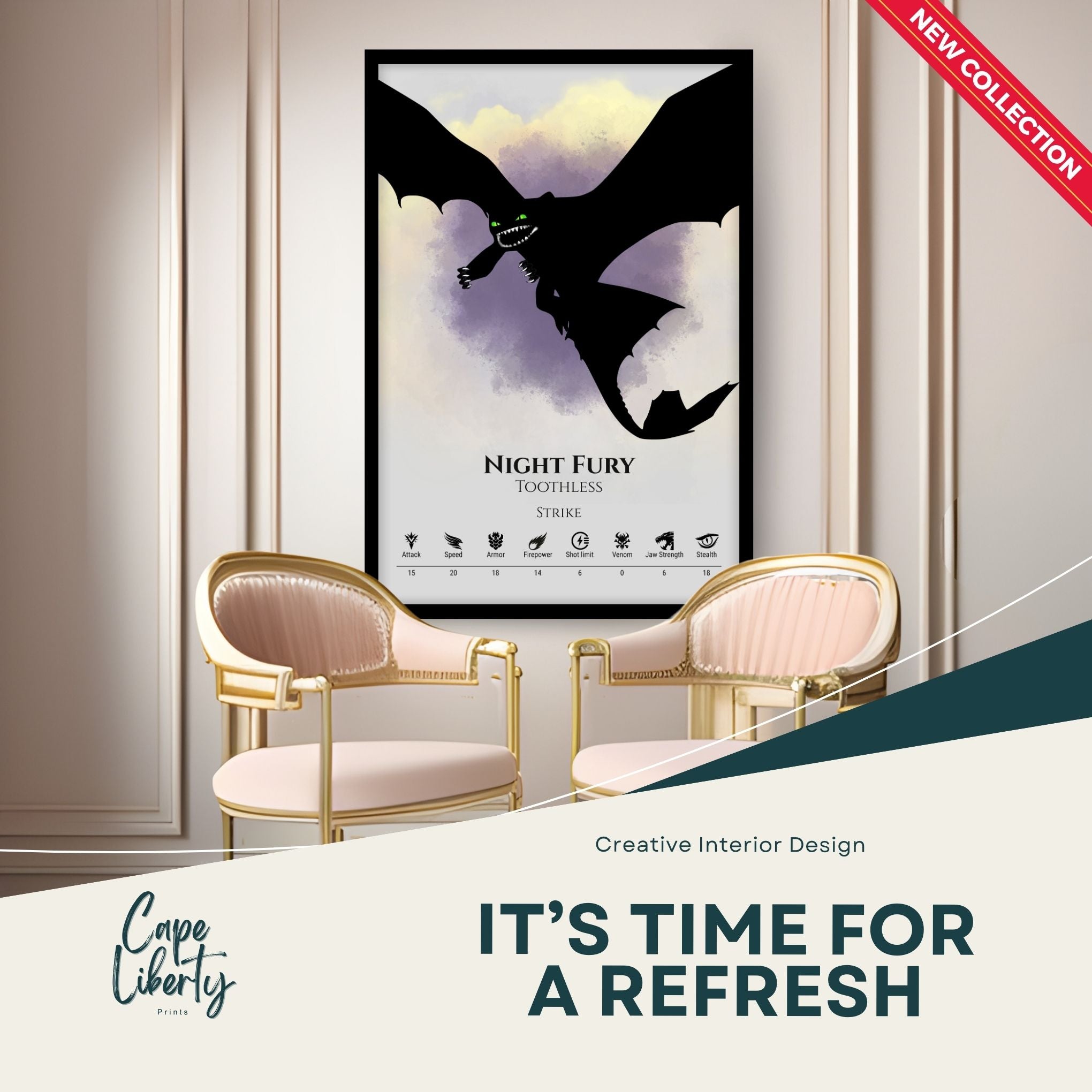 Night Fury - Silver Sky Collection