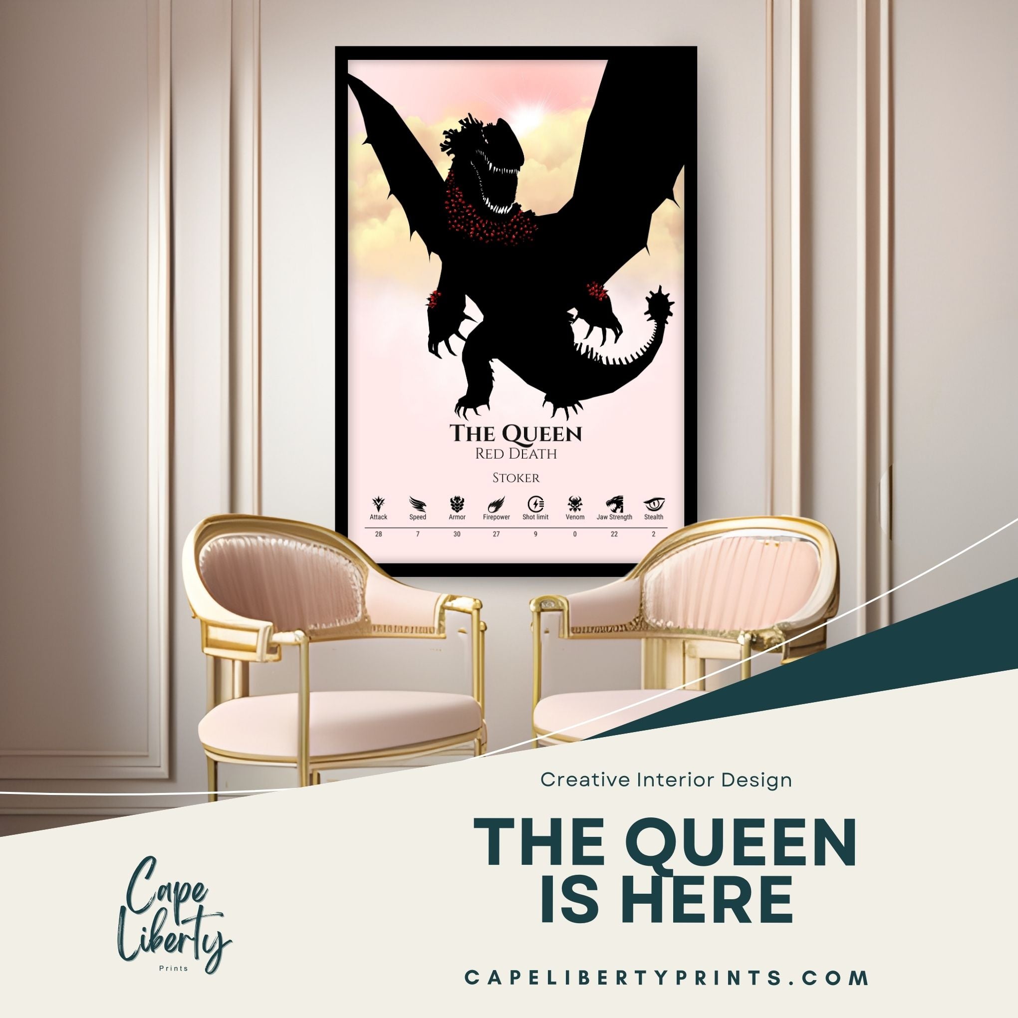 The Queen (Red Death) - Pink Cloud Collection