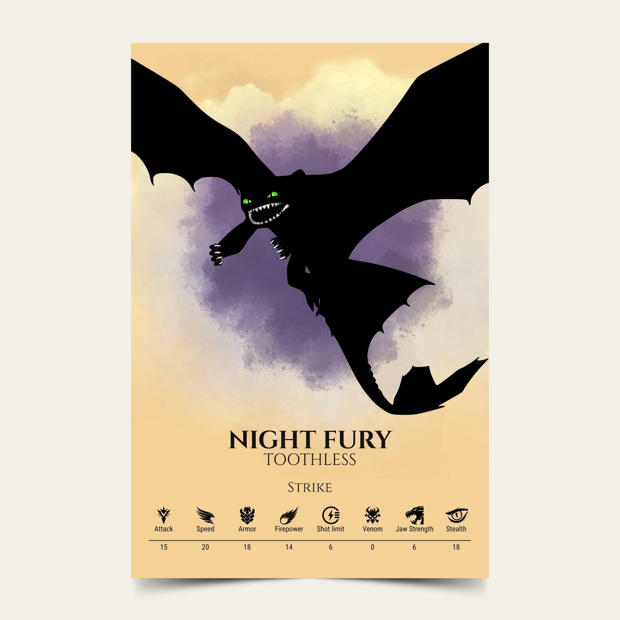 Night Fury - Color Burst Collection