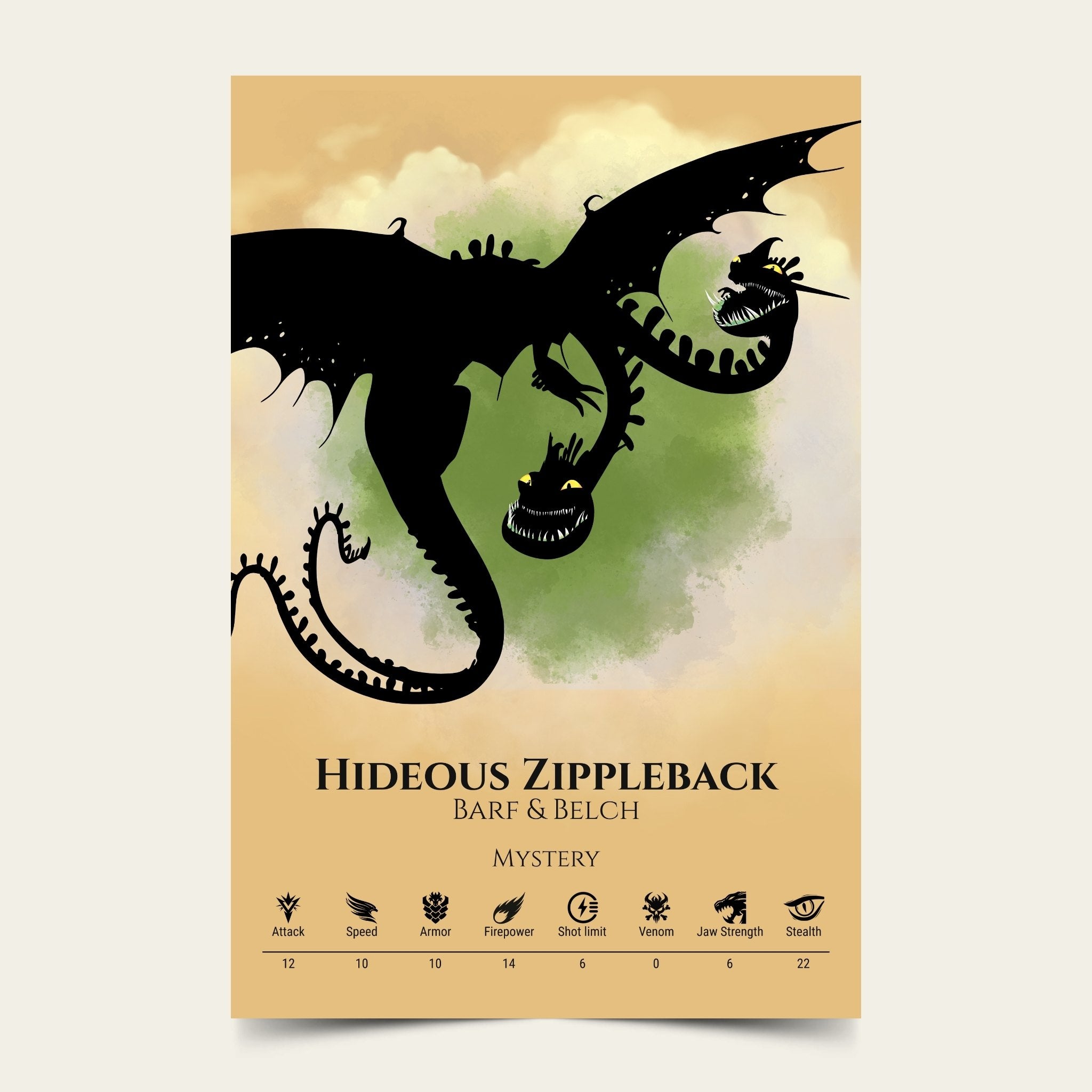 Hideous Zippleback - Color Burst Collection