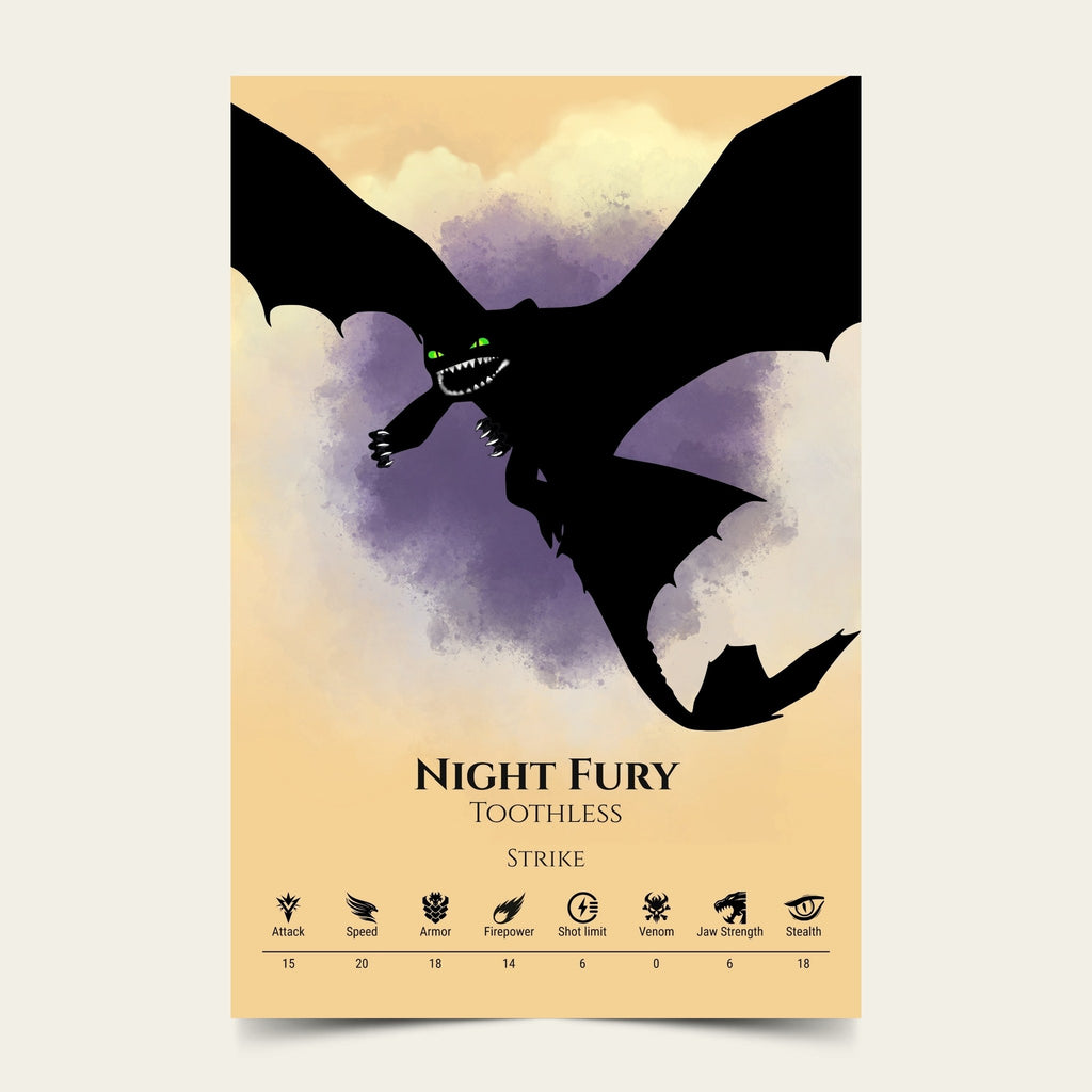 Night Fury - Color Burst Collection