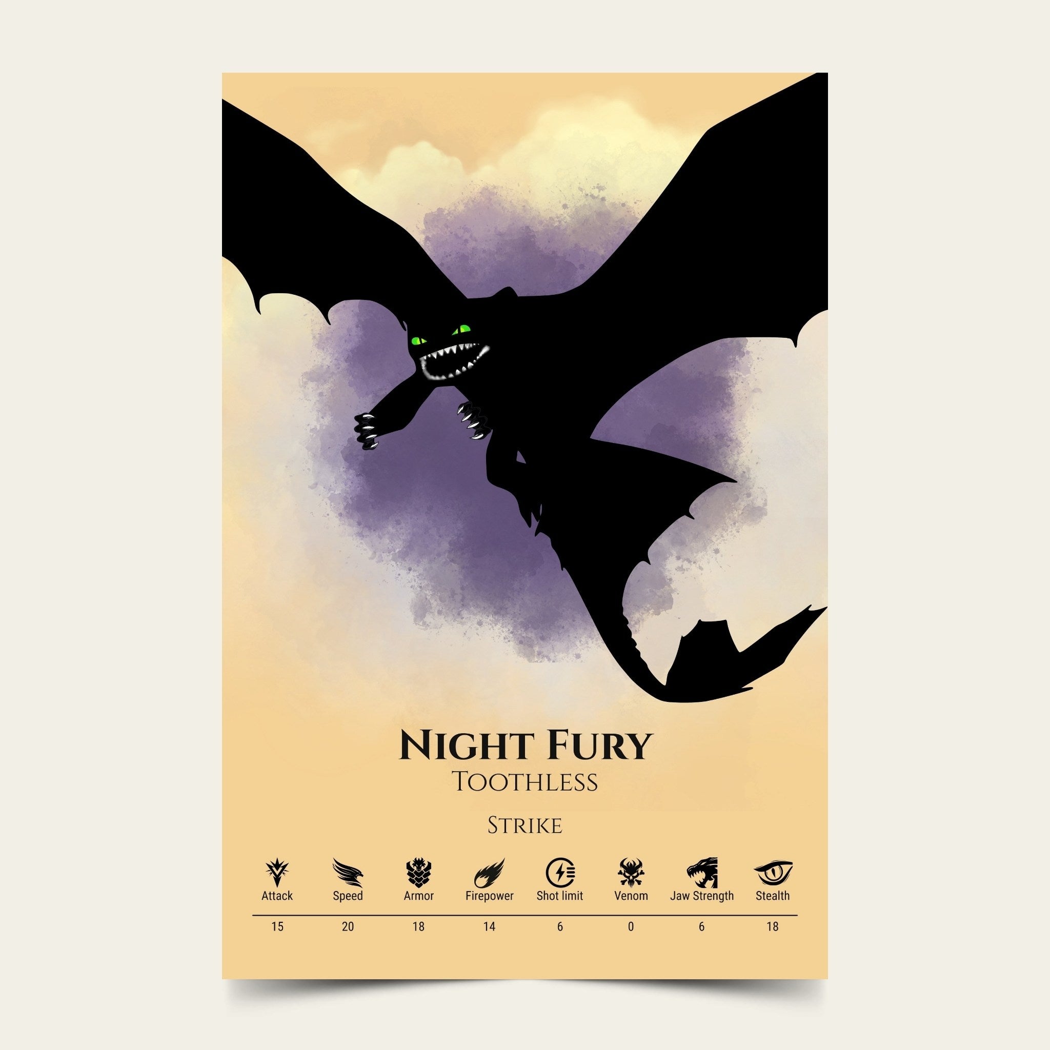Night Fury - Color Burst Collection