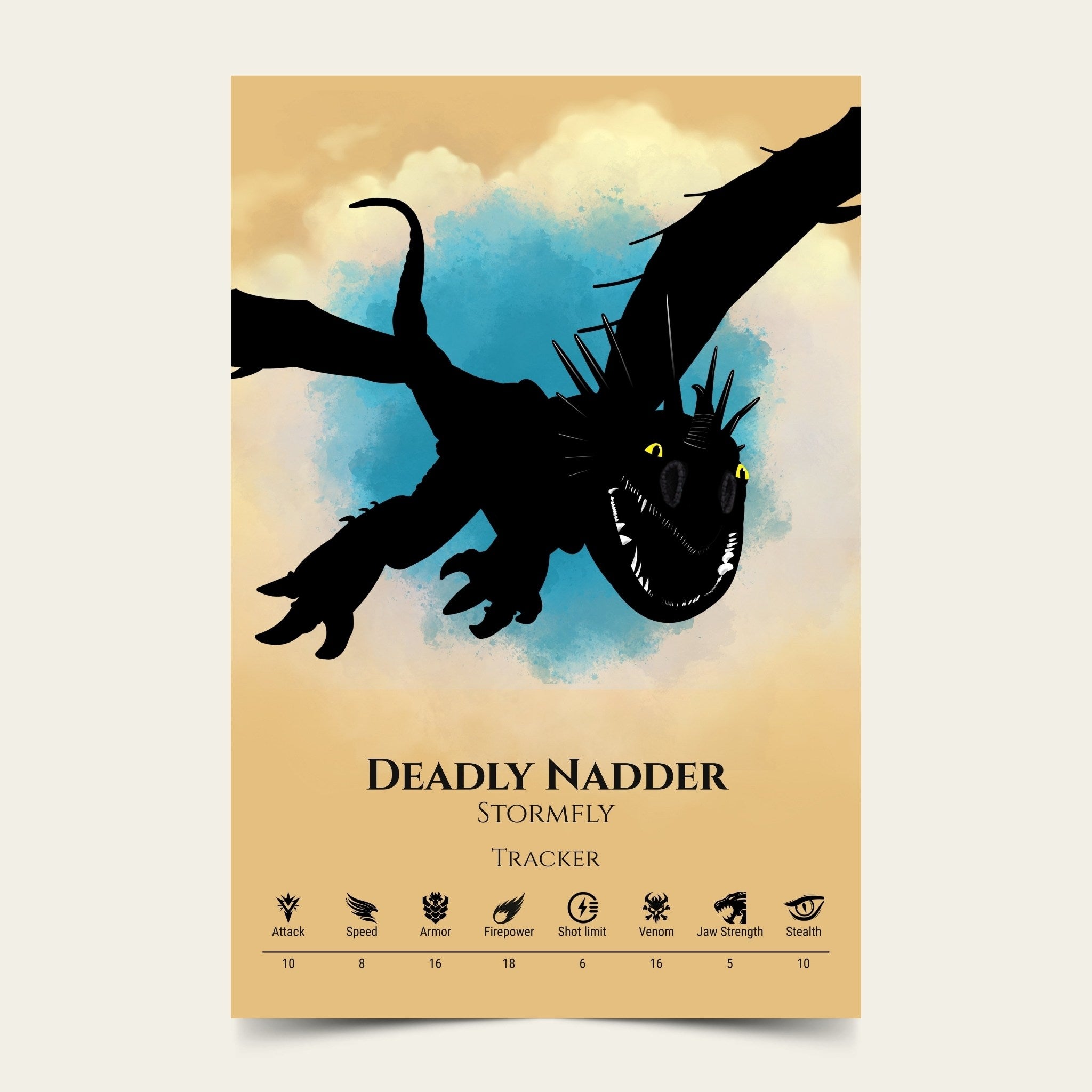 Deadly Nadder - Color Burst Collection