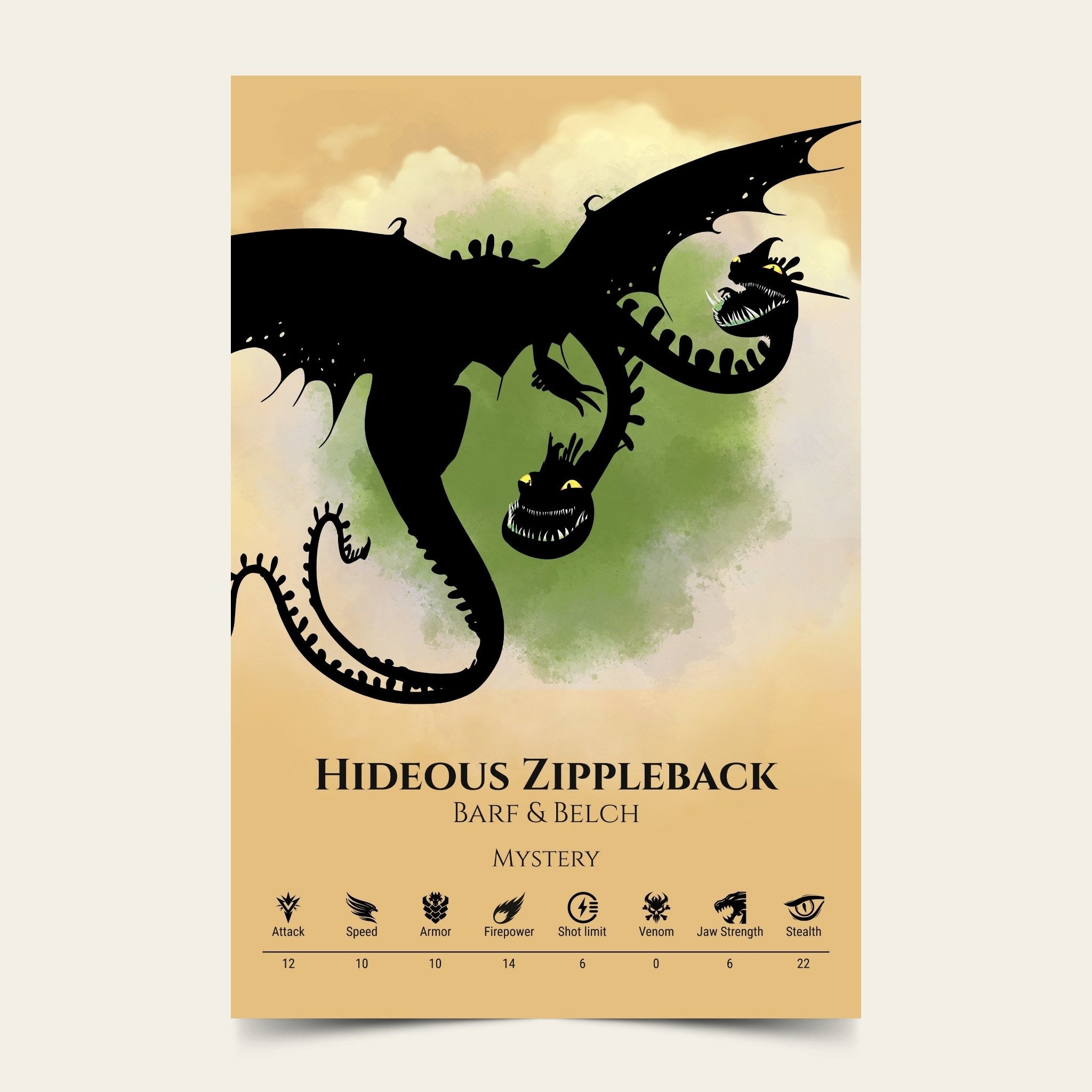 Hideous Zippleback - Color Burst Collection