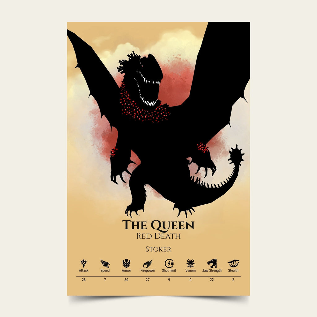 The Queen (Red Death) - Color Burst Collection