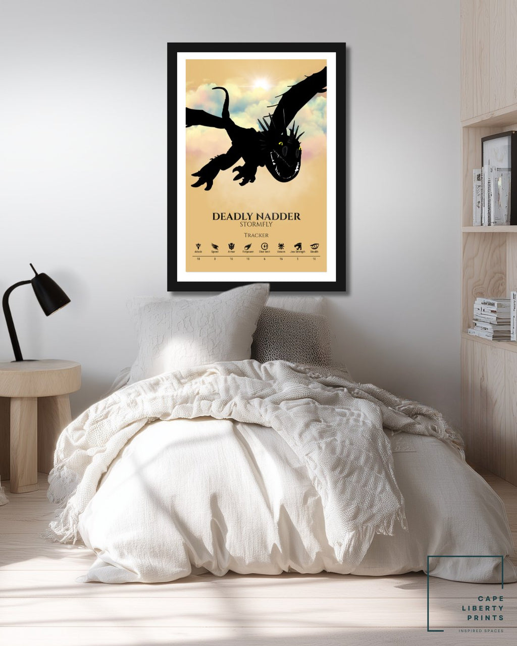 Deadly Nadder - Full Color Collection (Pink & Blue Clouds)