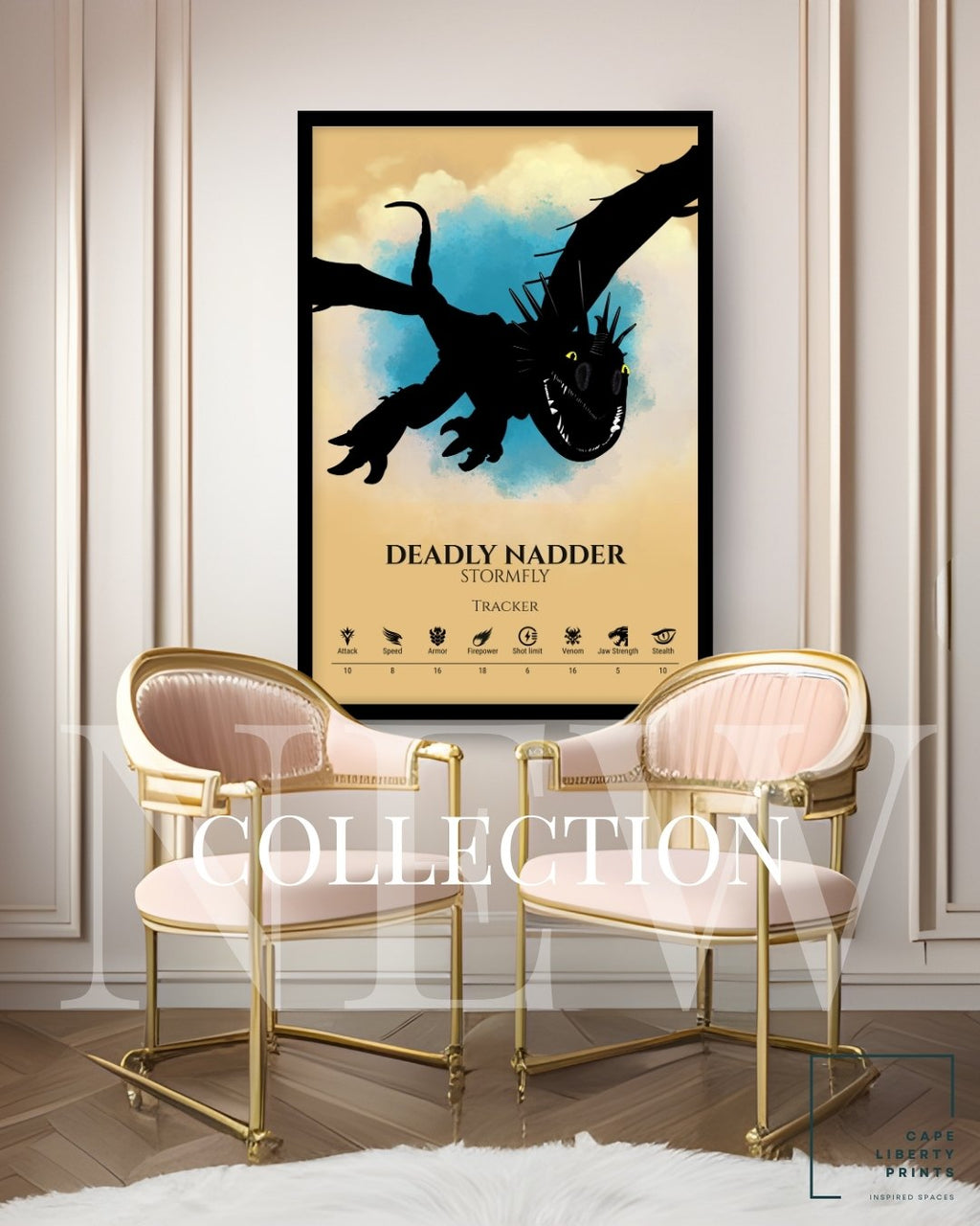 Deadly Nadder - Color Burst Collection