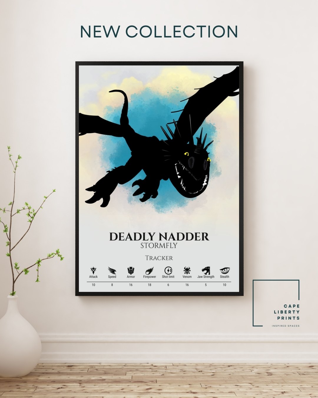 Deadly Nadder - Silver Collection