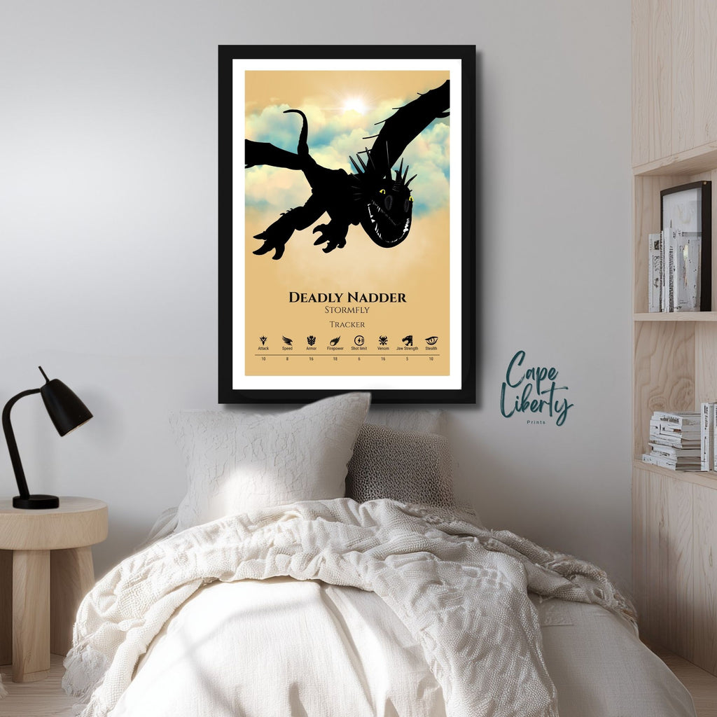 Deadly Nadder - Curated Color Collection (Blue Clouds)