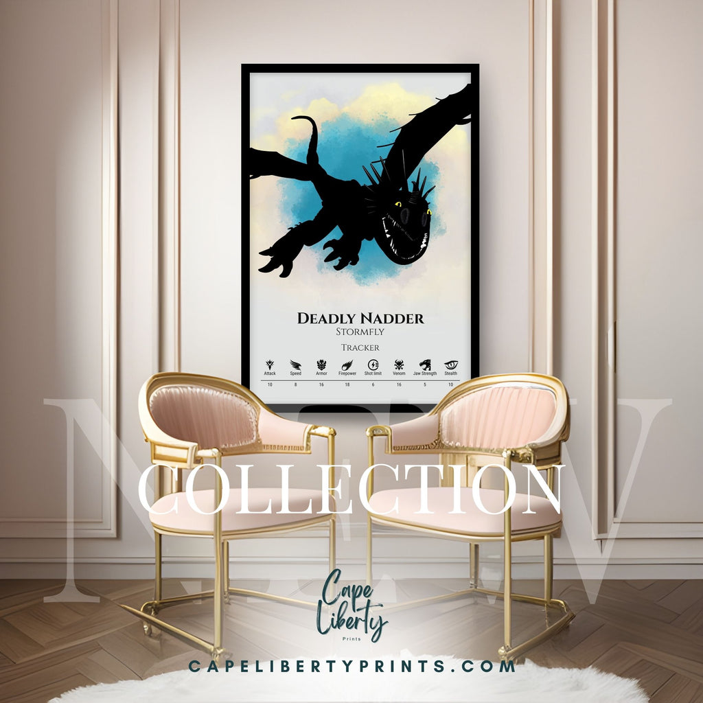 Deadly Nadder - Silver Sky Collection
