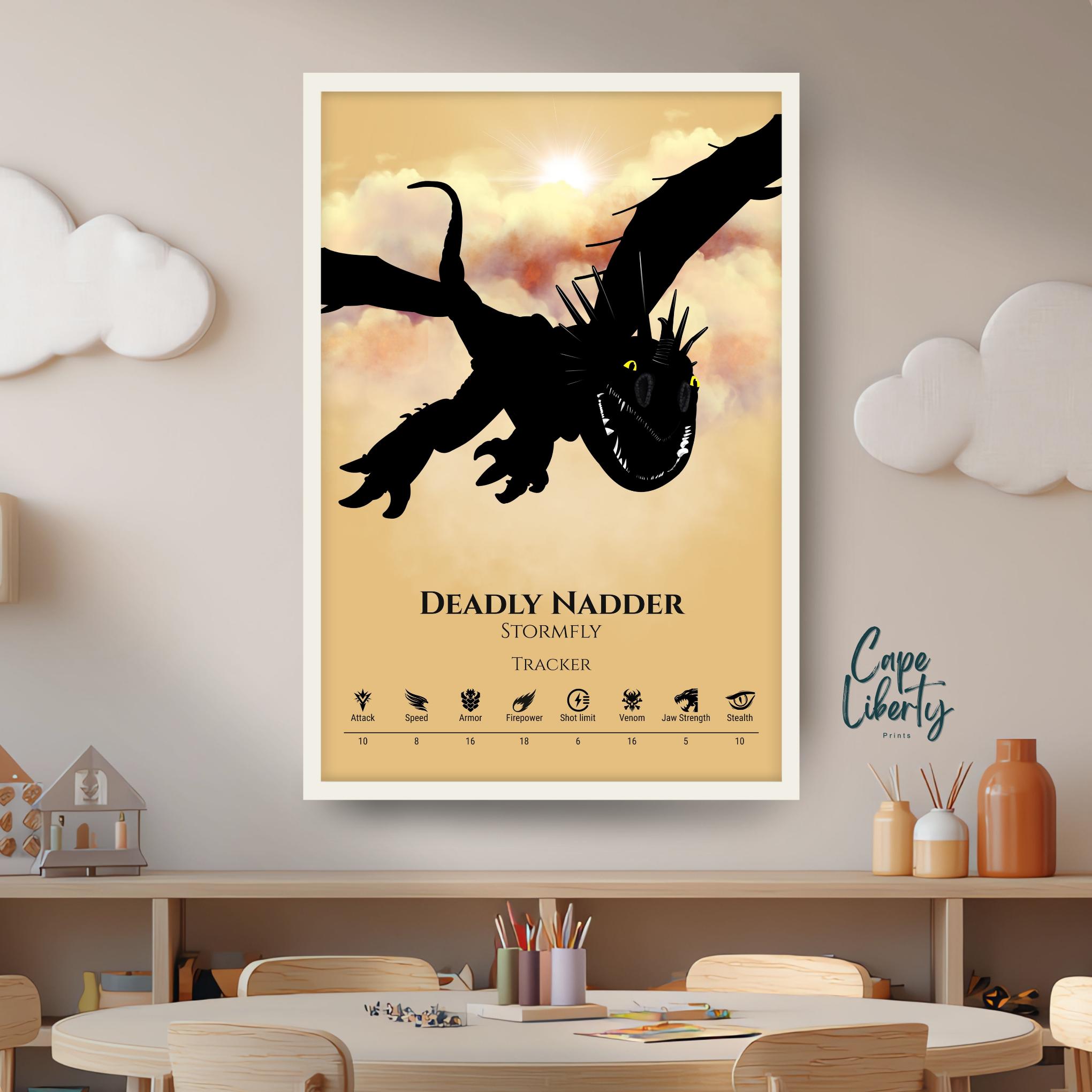 Deadly Nadder - Fire Sky Collection