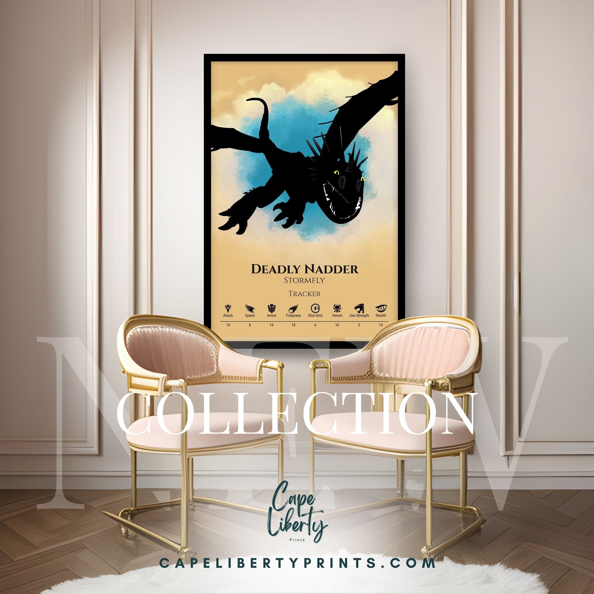 Deadly Nadder - Color Burst Collection