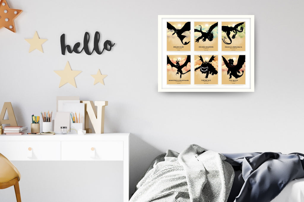 Single Collage - Train Your Dragon Poster (You Choose Size)