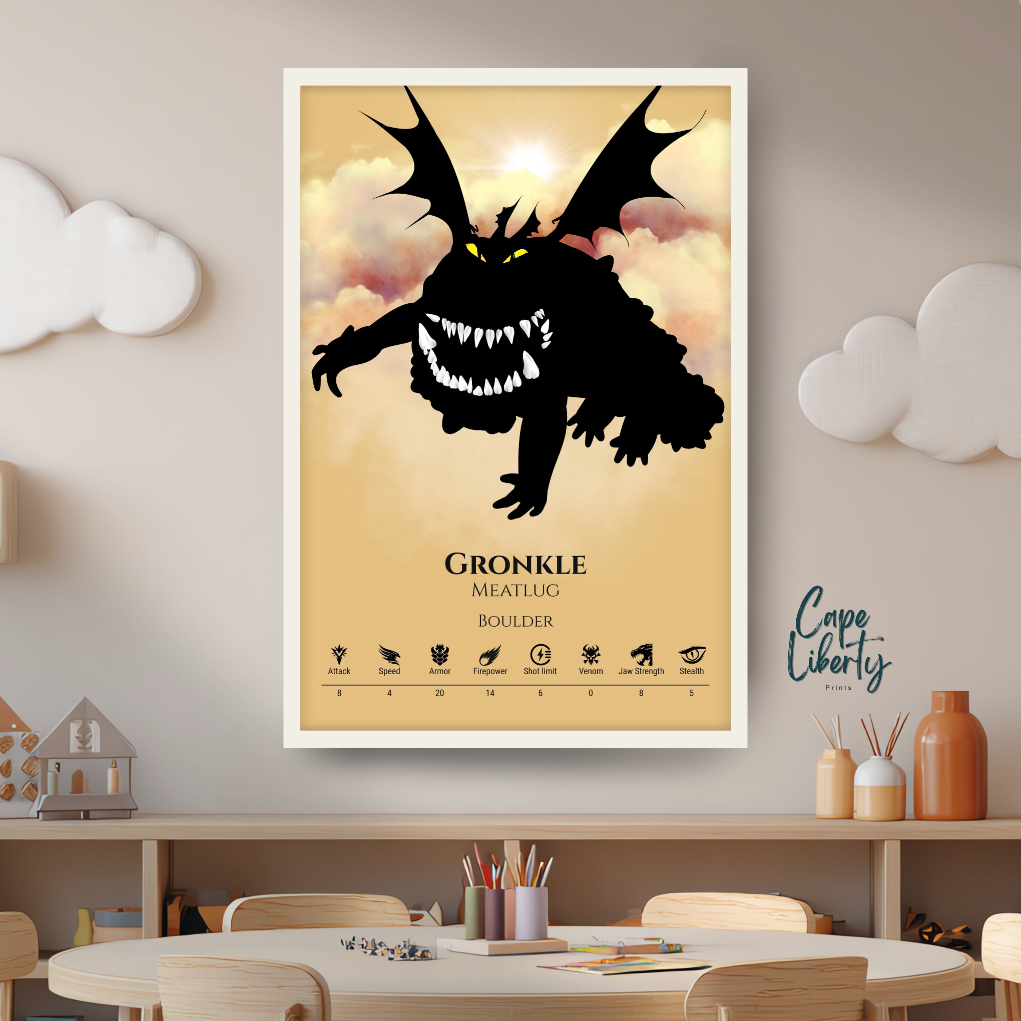 Gronckle - Fire Sky Collection