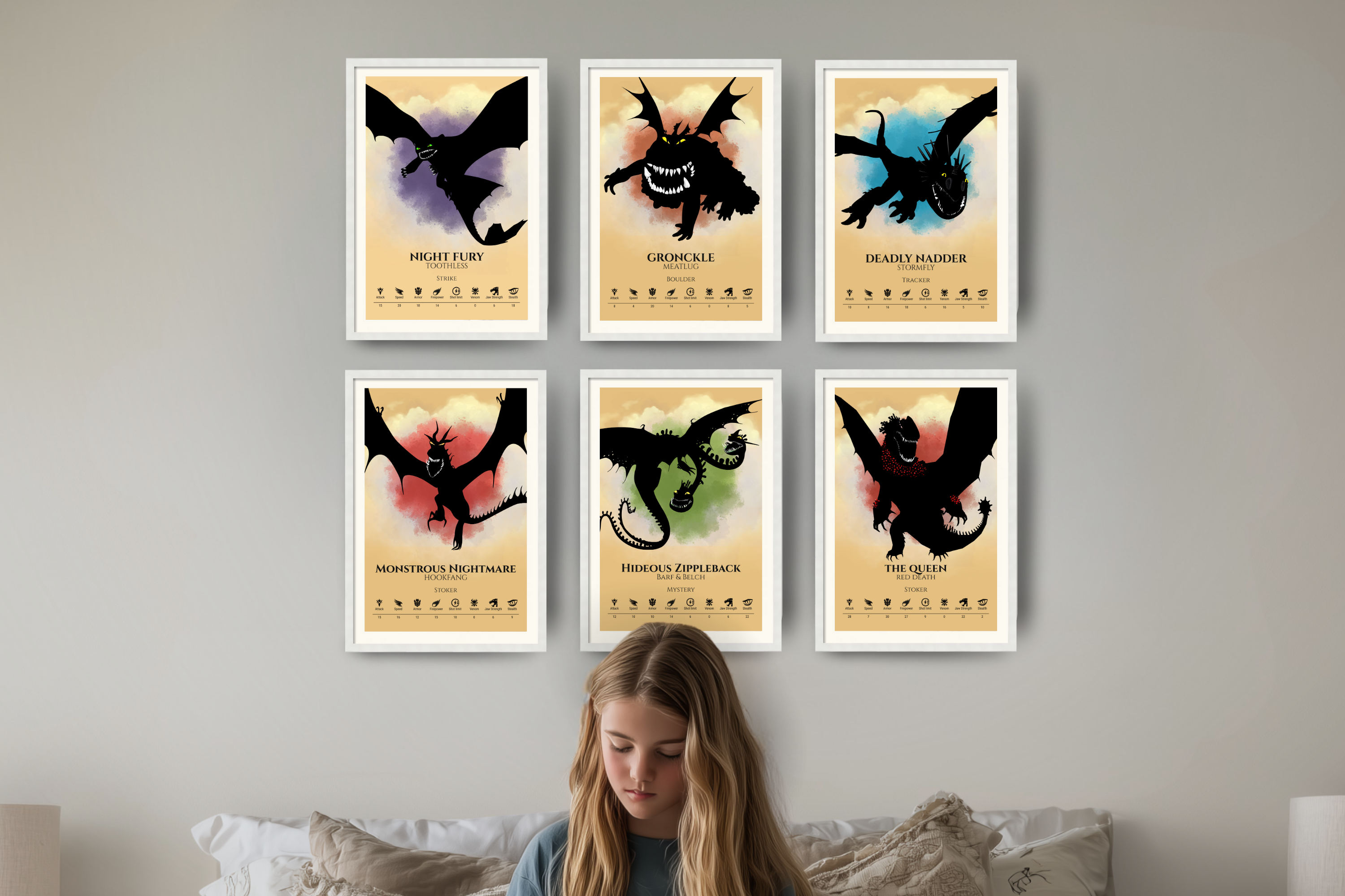 Deadly Nadder - Color Burst Collection