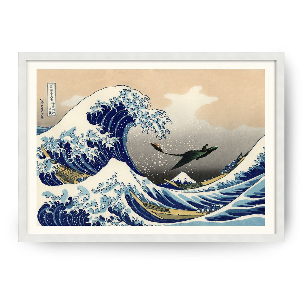 Epic  Dragon Wall Art – The Great Wave