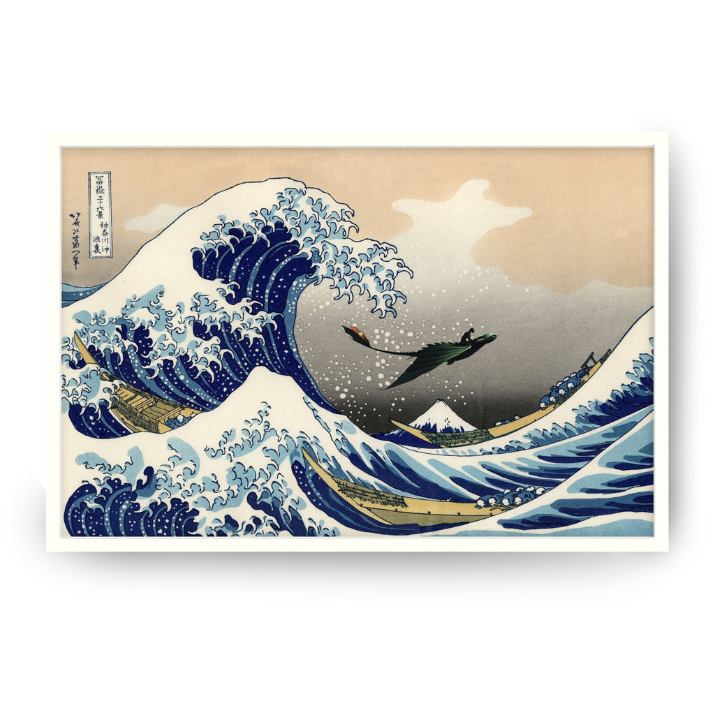 Epic  Dragon Wall Art – The Great Wave