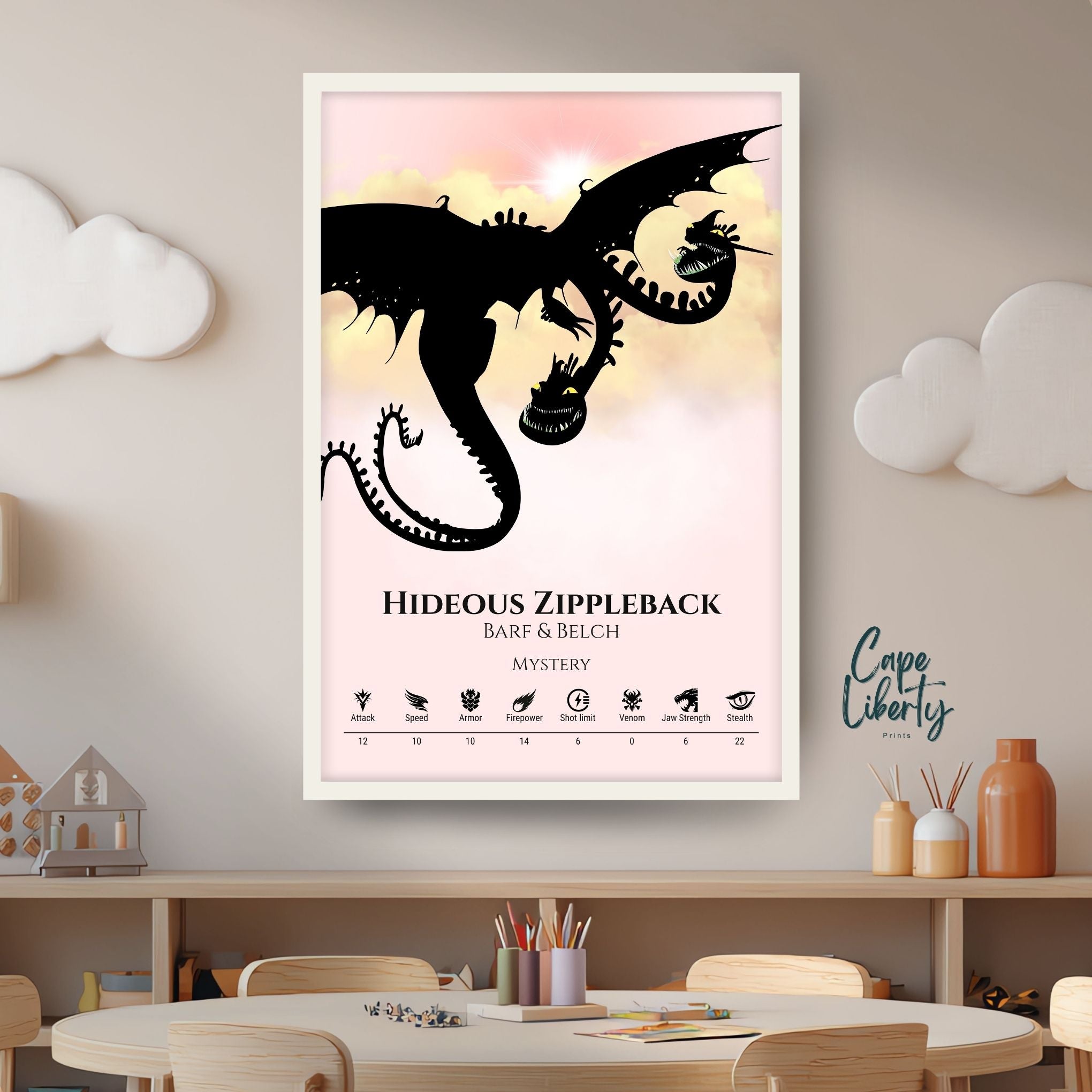 Hideous Zippleback - Pink Cloud Collection