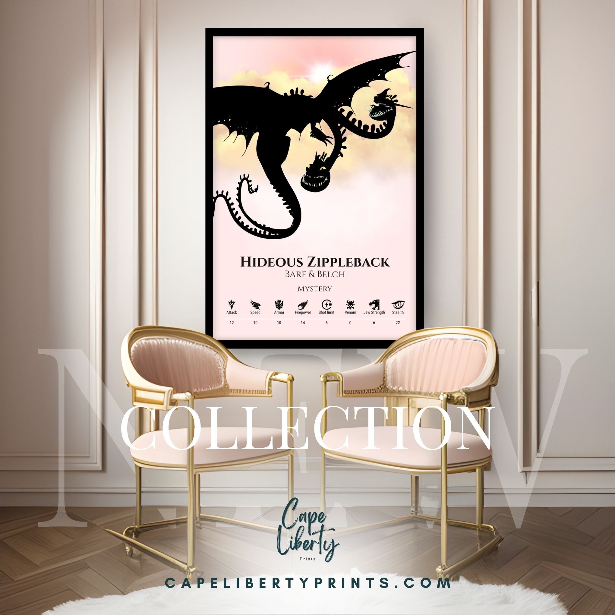 Hideous Zippleback - Pink Cloud Collection