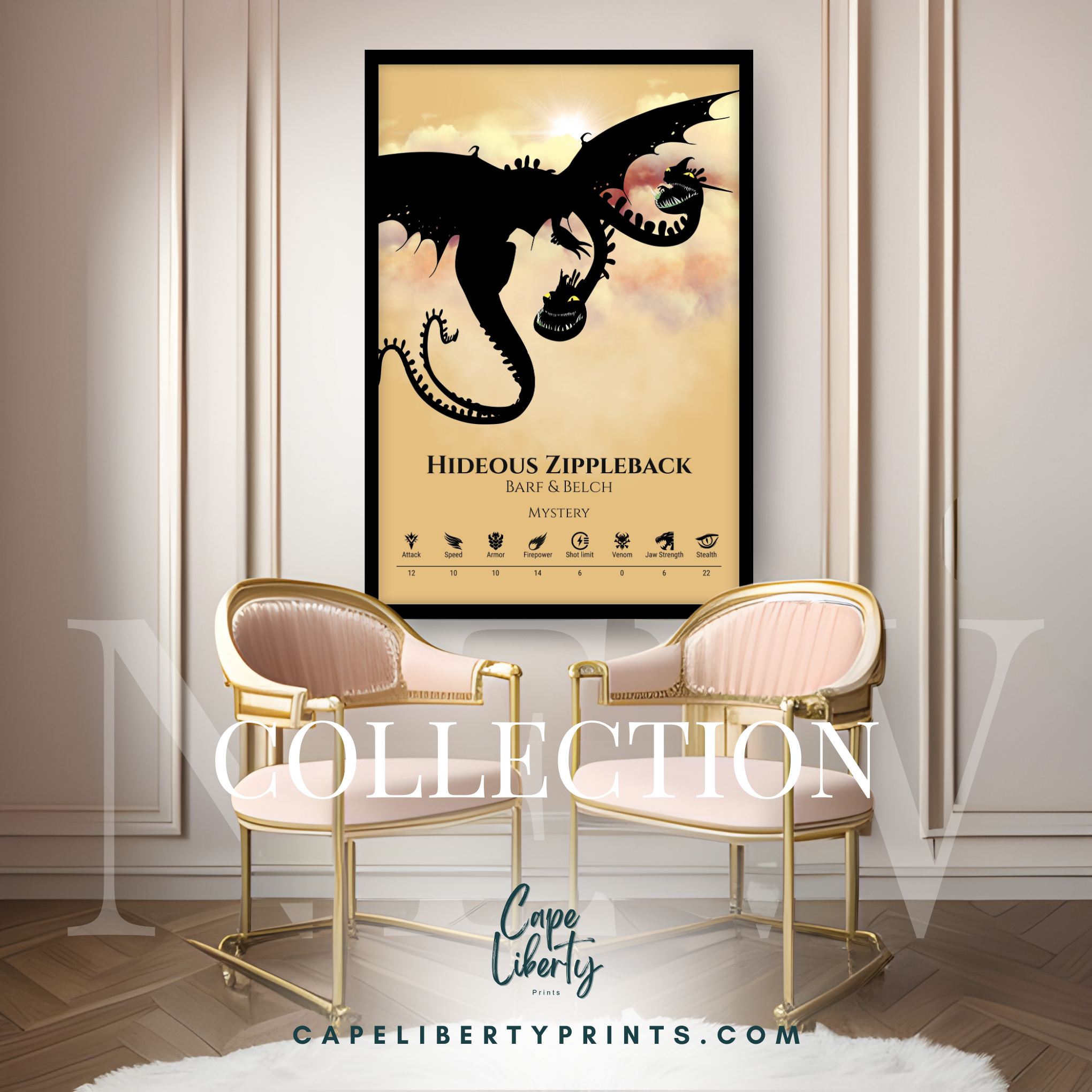 Hideous Zippleback - Fire Sky Collection