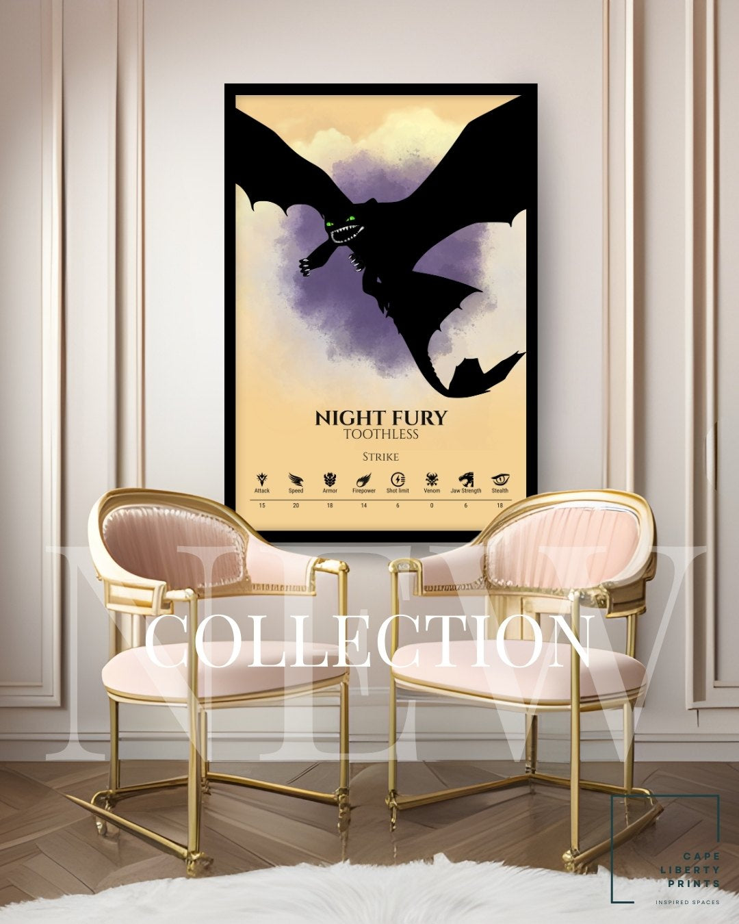 Night Fury - Color Burst Collection