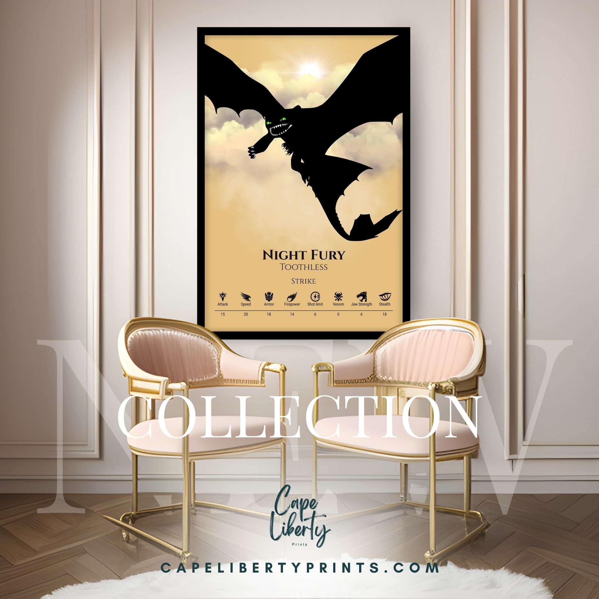 Night Fury - Curated Color Collection (Purple Clouds)