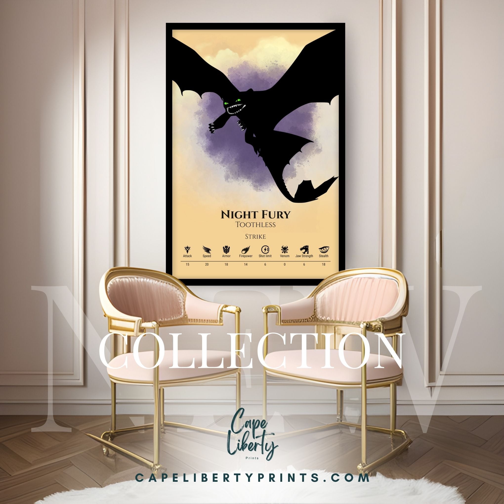 Night Fury - Color Burst Collection