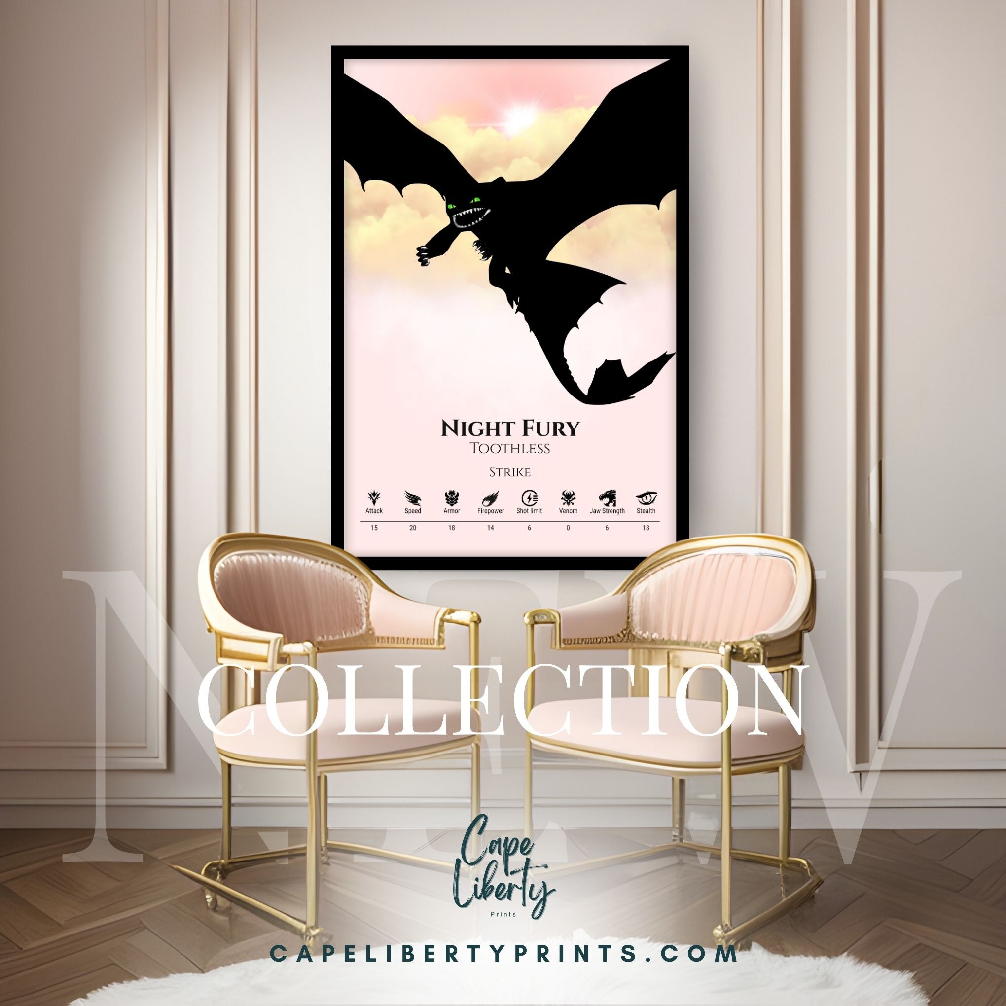 Night Fury - Pink Cloud Collection