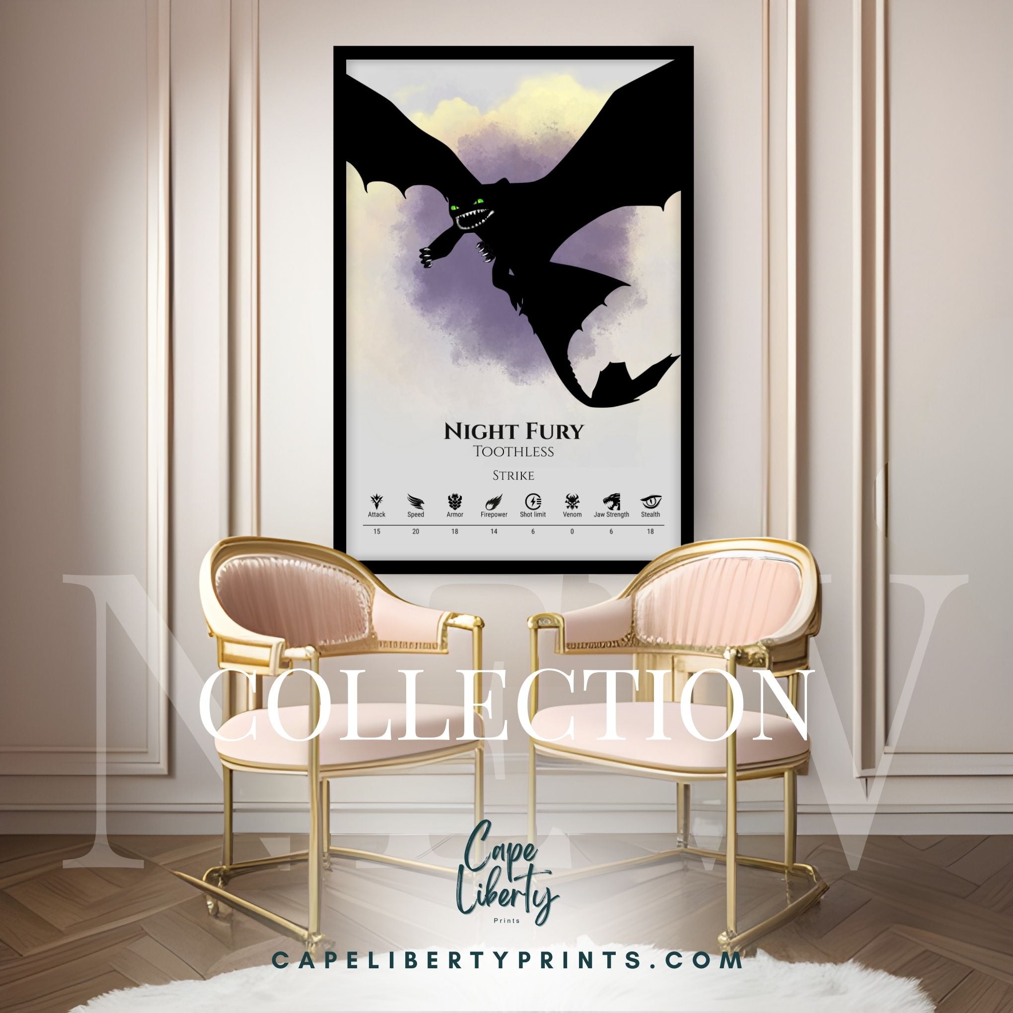 Night Fury - Silver Sky Collection