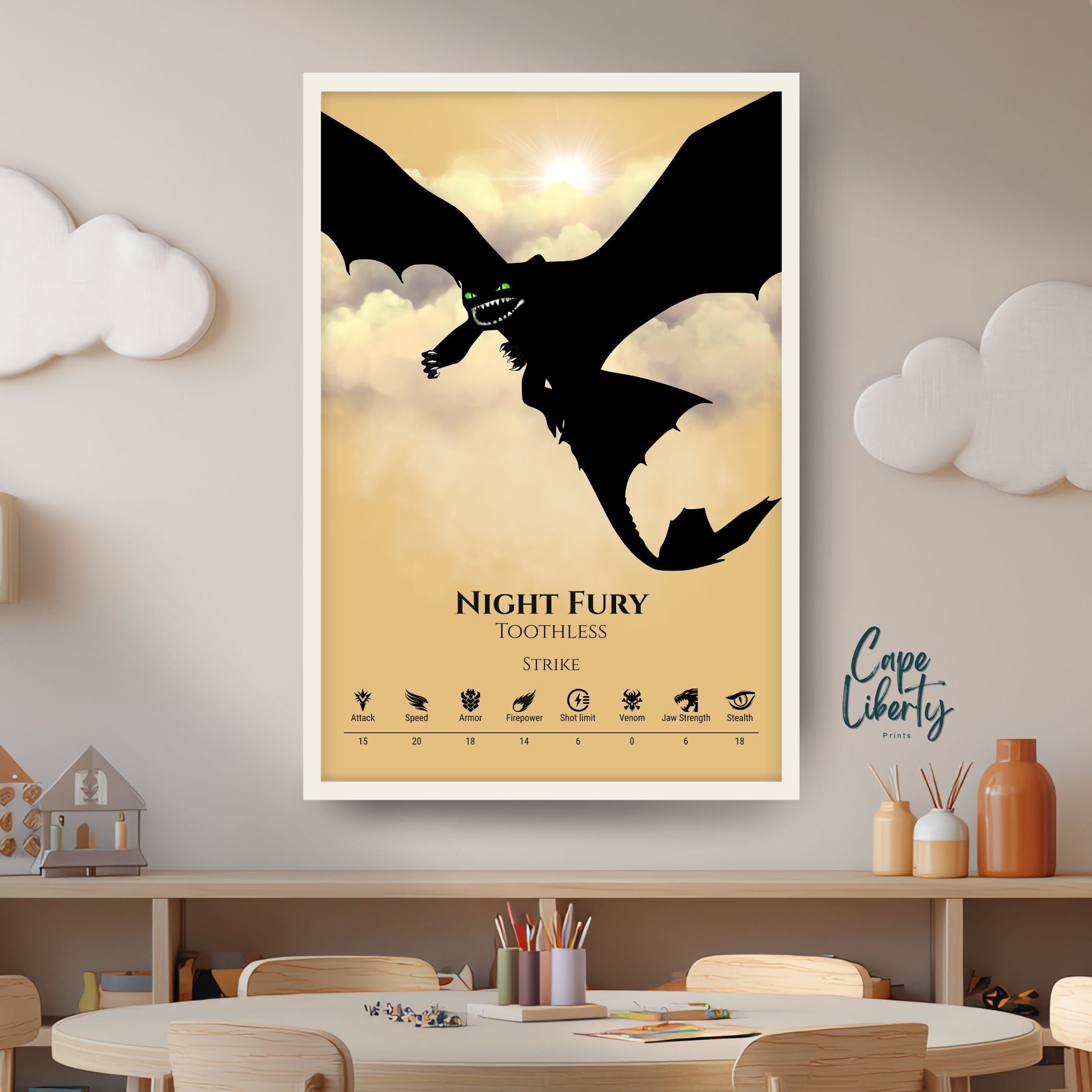 Night Fury - Curated Color Collection (Purple Clouds)