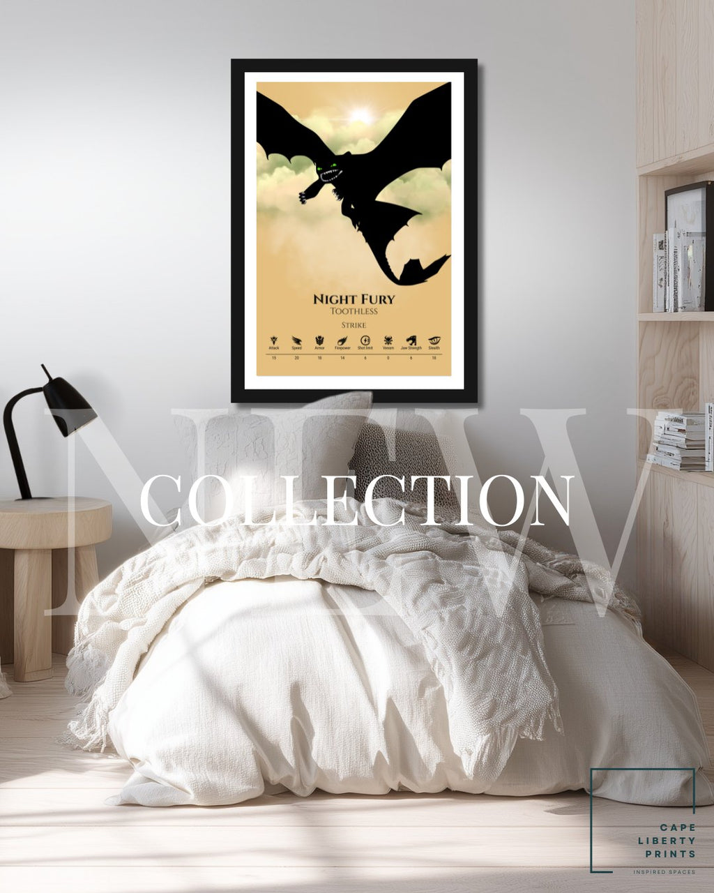 Night Fury - Curated Color Collection (Green Clouds)