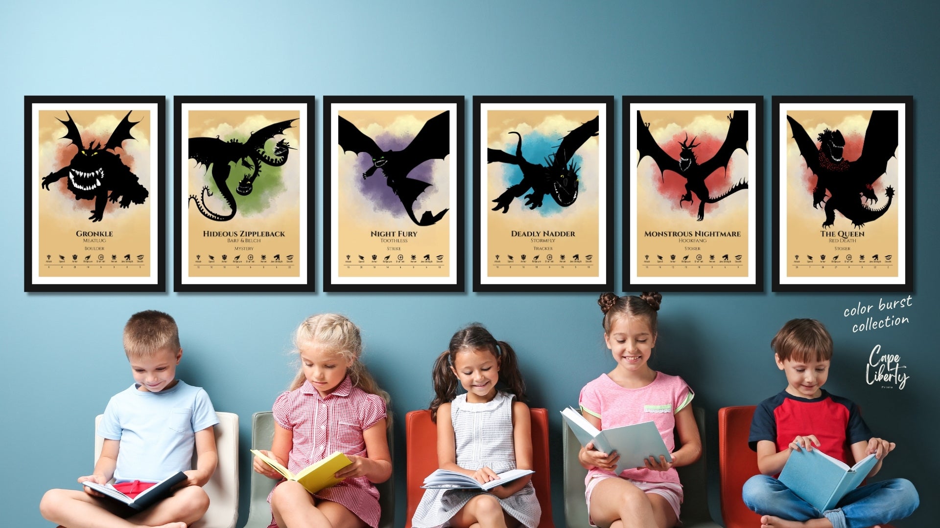 Deadly Nadder - Color Burst Collection