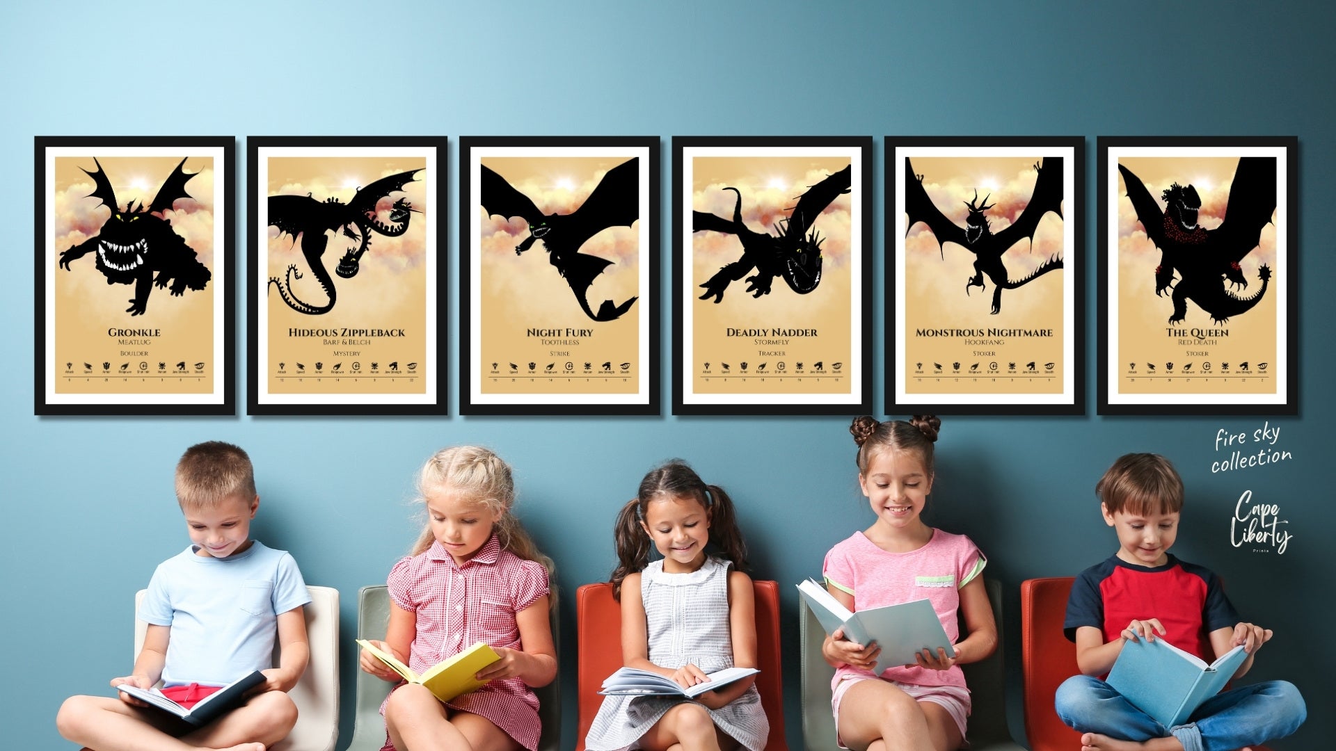 Hideous Zippleback - Fire Sky Collection