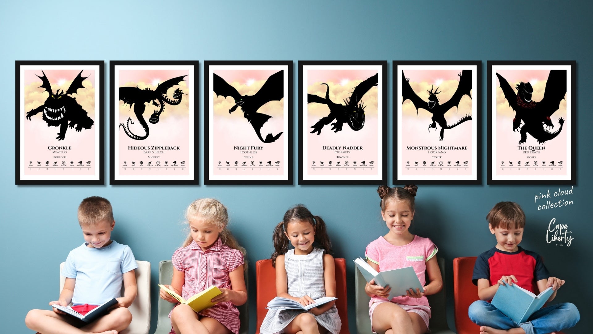 Hideous Zippleback - Pink Cloud Collection