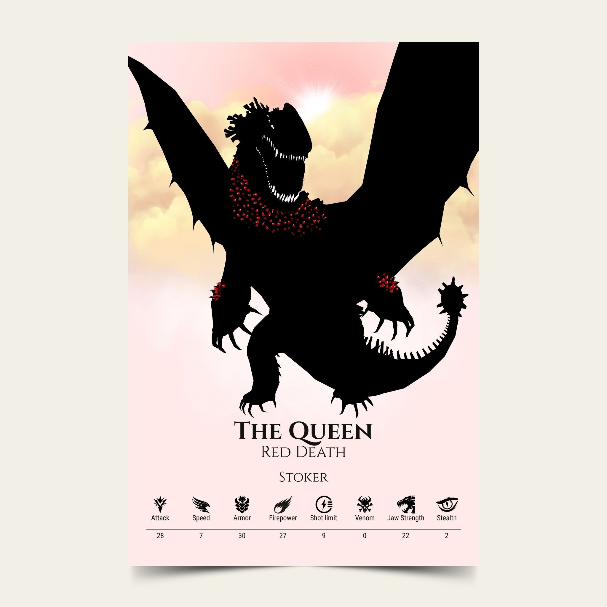 The Queen (Red Death) - Pink Cloud Collection