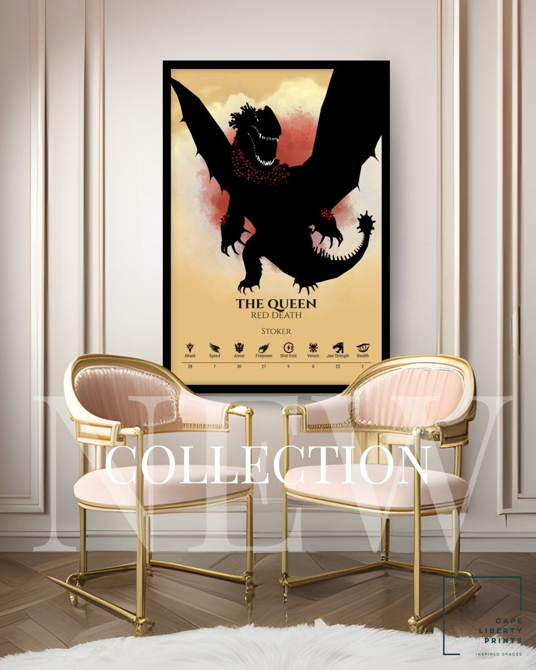 The Queen (Red Death) - Color Burst Collection