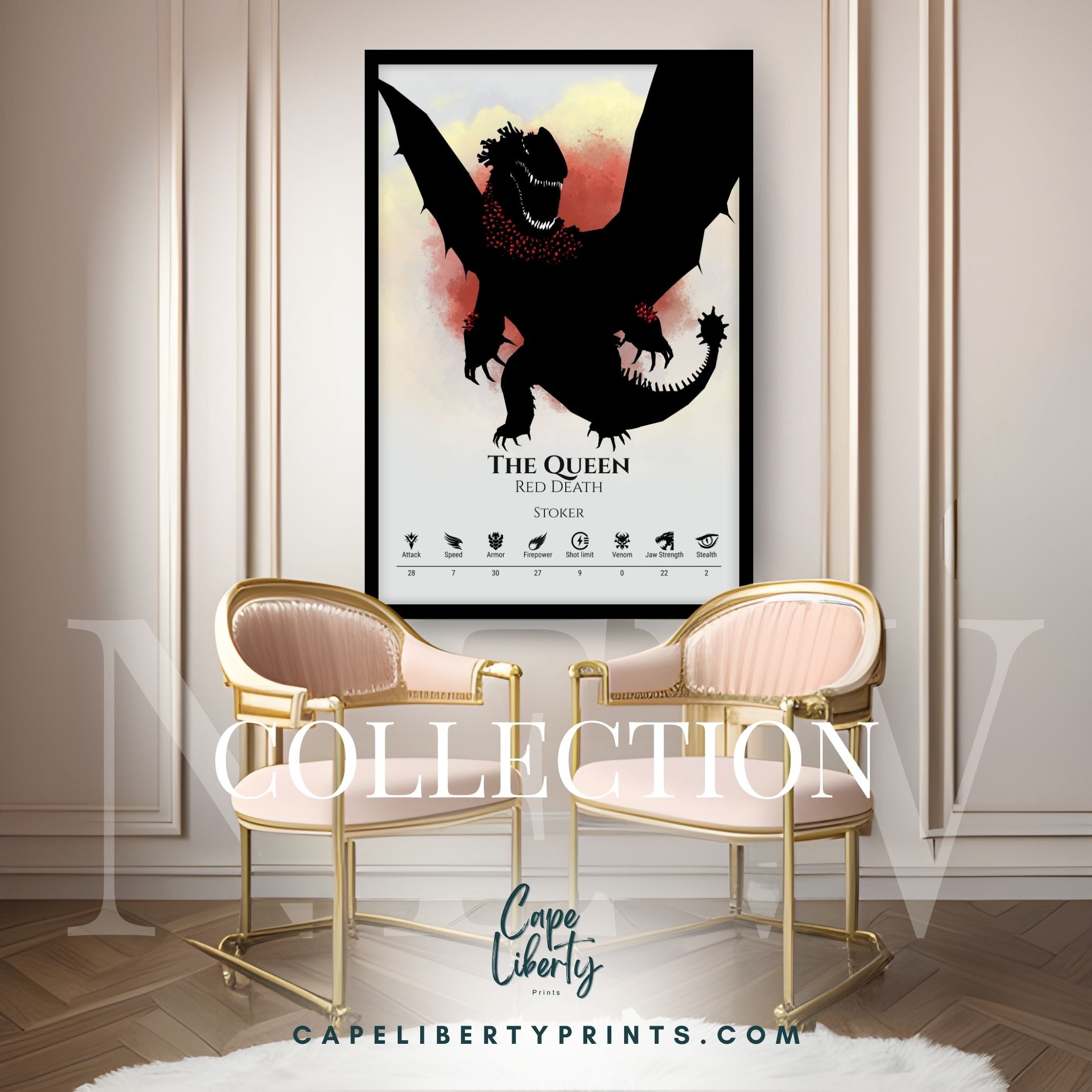 The Queen (Red Death) - Silver Sky Collection