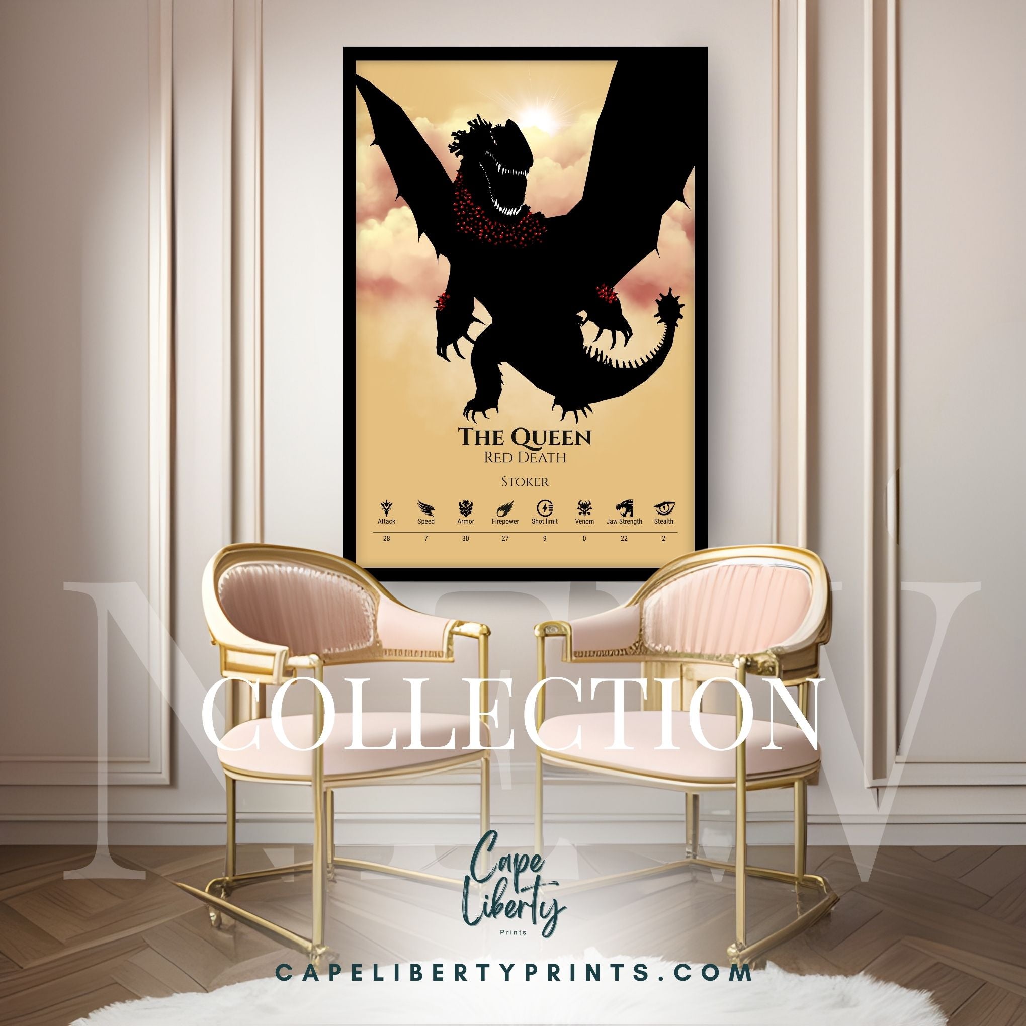 The Queen (Red Death) - Curated Color Collection