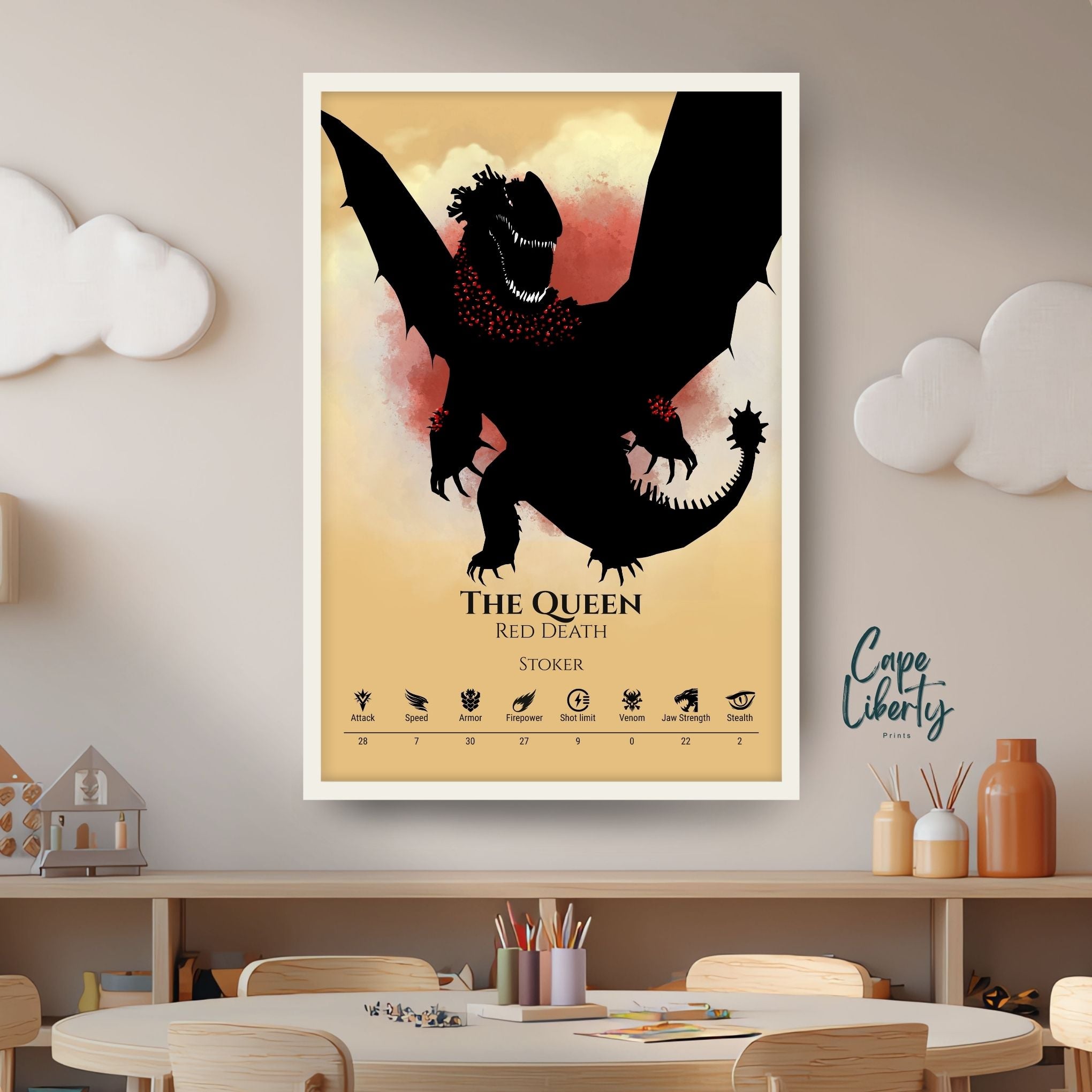 The Queen (Red Death) - Color Burst Collection