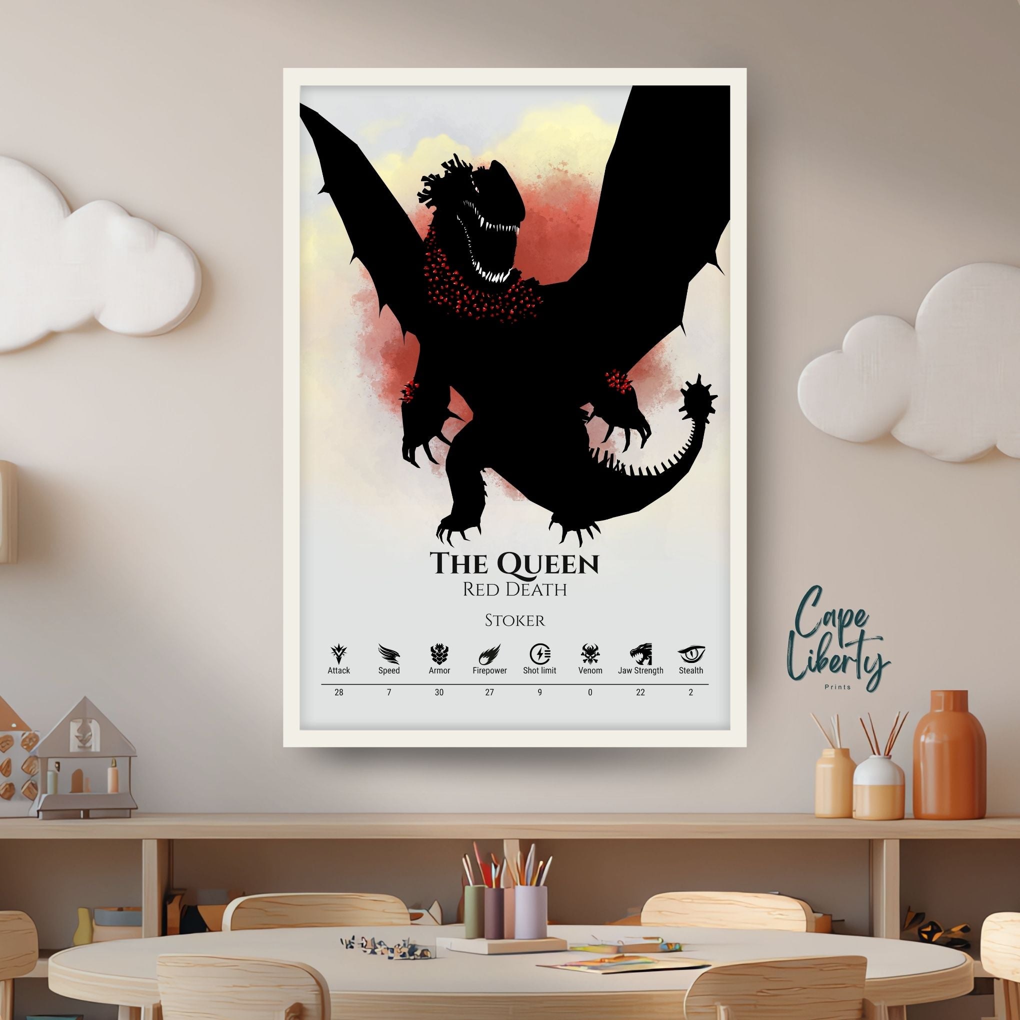 The Queen (Red Death) - Silver Sky Collection