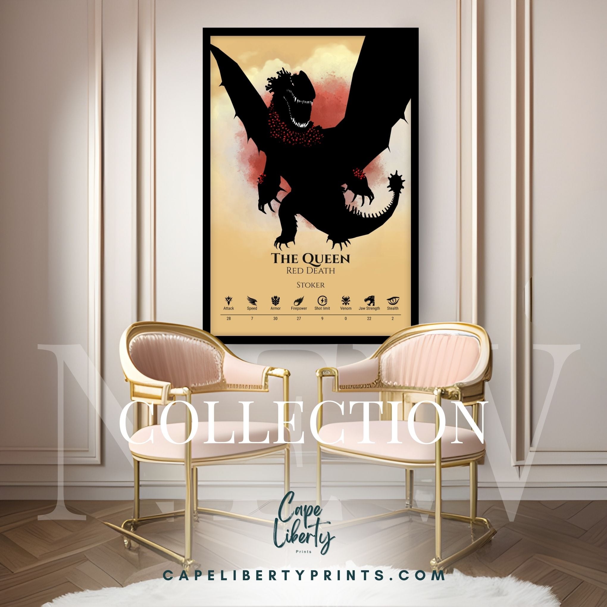 The Queen (Red Death) - Color Burst Collection