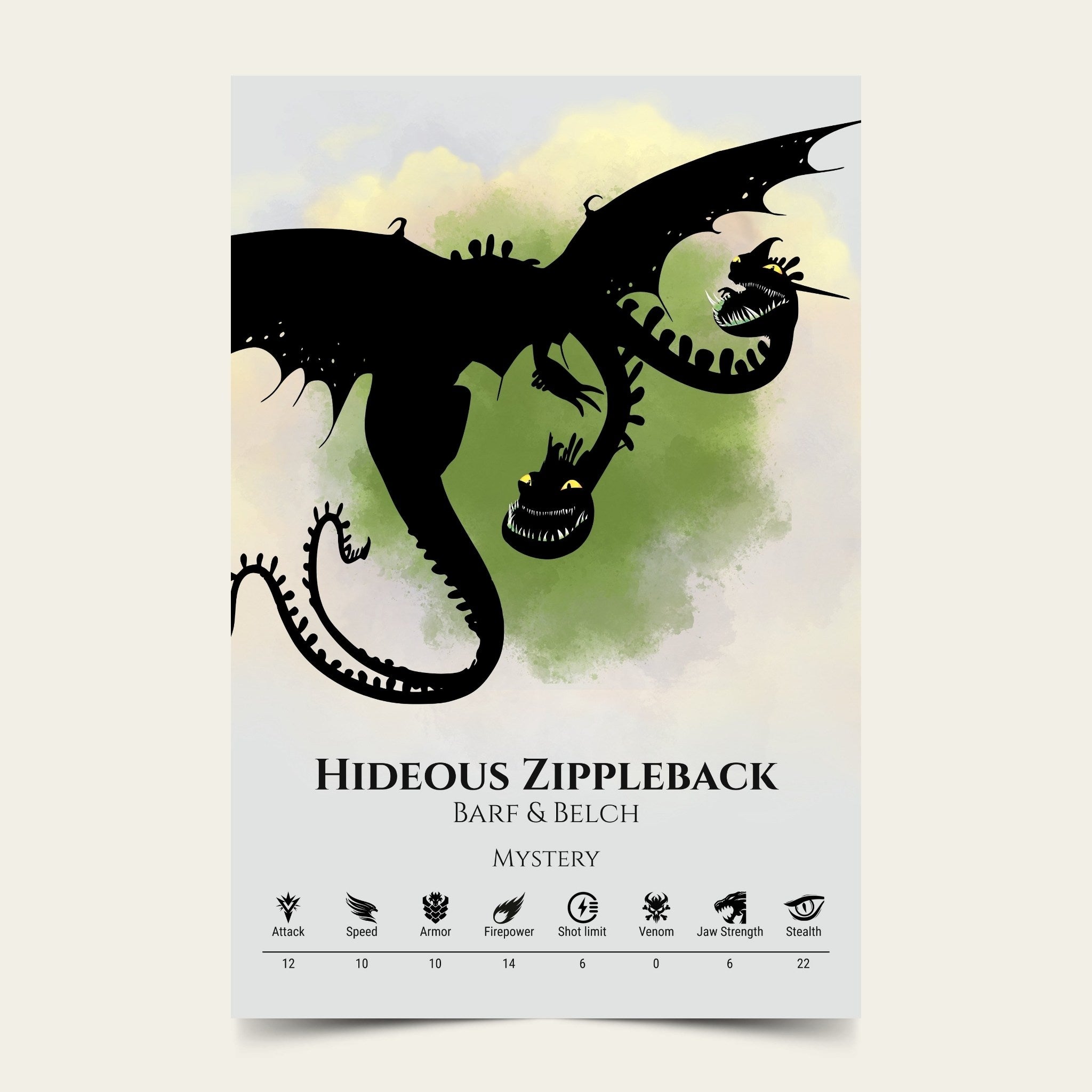 Hideous Zippleback - Silver Sky Collection