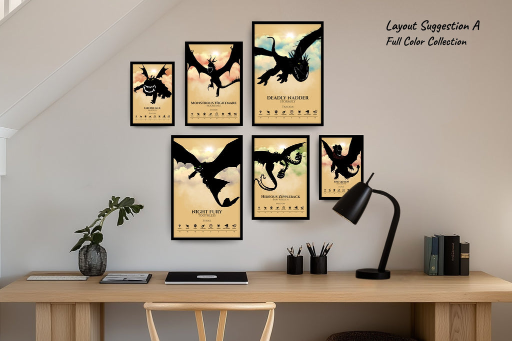 Gallery Set of 6 (2x Large, 2×Medium, 2×Small)