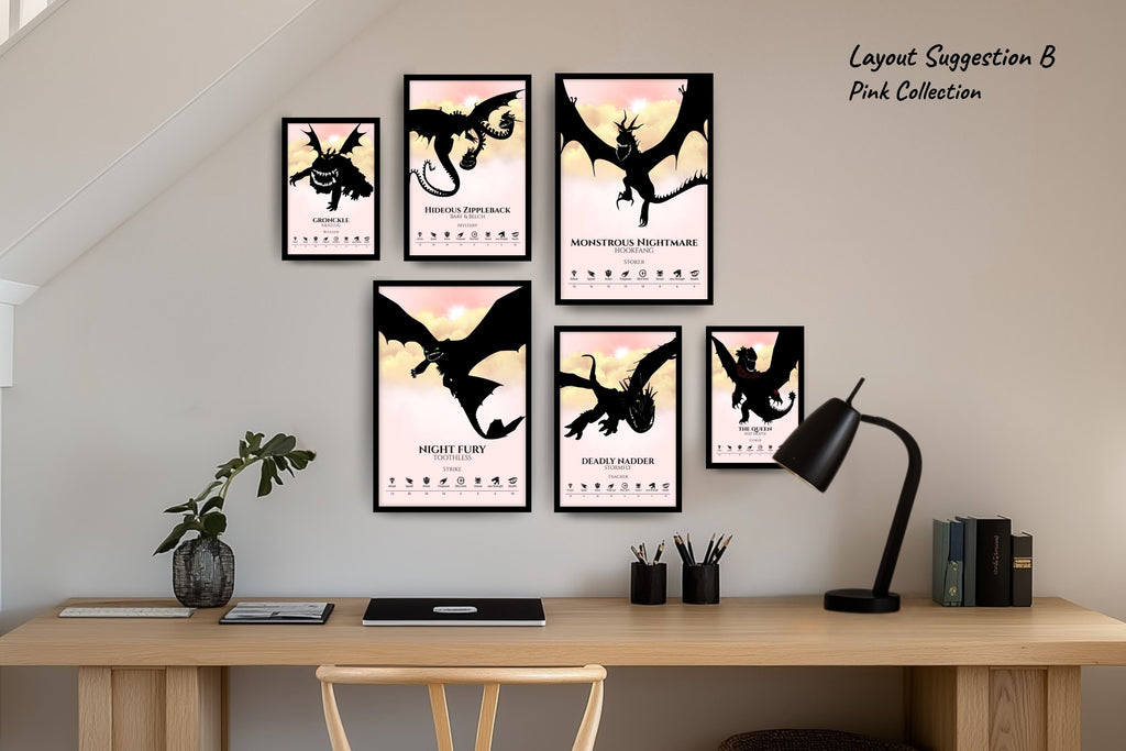 Gallery Set of 6 (2x Large, 2×Medium, 2×Small)